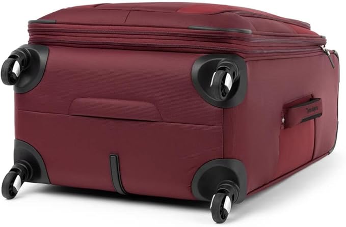 Travelpro Maxlite 5 Softside Expandable Checked Luggage with Spinner Wheels, Lightweight, 25-Inch — Burgundy