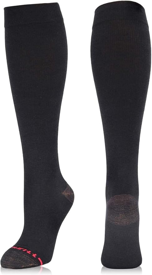 NEWZILL Copper Compression Socks for Women & Men 15-20mmHg Cotton Rich Odor Control Dress Socks for Business Casual Running Medical Athletic Support, Edema Diabetic Relief