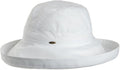 Scala Women's Cotton Hat with Inner Drawstring and Upf 50+ Rating