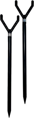 Fishin’ Stix Trident Telescoping Fishing Rod Holders – Extendable 12"–30", 50 lb+ Capacity, Sand Stake Pole Stand for Surf Fishing, Bank Angling, Catfish Rods, Lure & Bait Setup