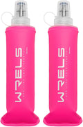 Folding Soft Flask Portable Collapsible Running Lightweight Water Bottle for Outdoor Sports,Travel with Mouthpeice Cover