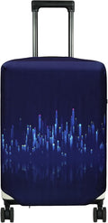 HYPER VENTURE Washable Luggage Cover - Fashion Suitcase Protector Fits 18-22 Inch Luggage (Nightscape, S)