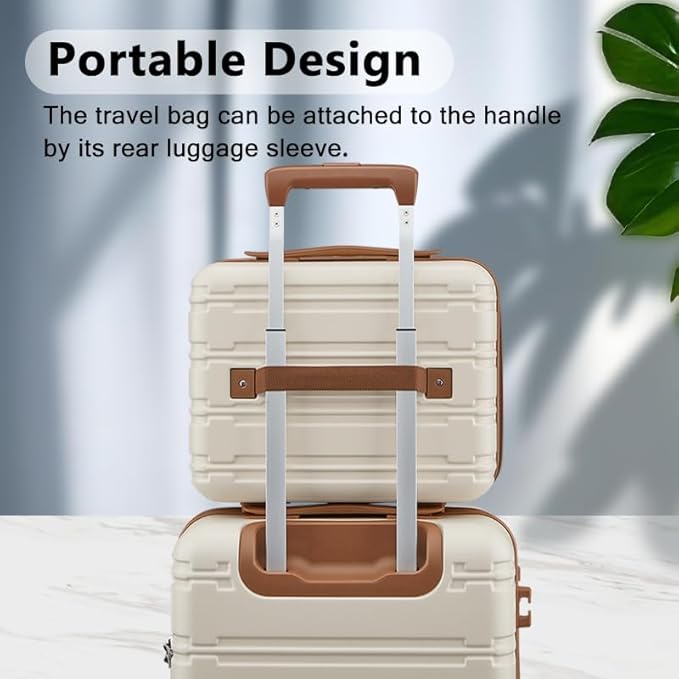 Luggage Sets, Suitcase with Spinner Wheels, PC+ABS Hardshell Travel Luggage Set with TSA Locks,Lightweight Rolling Luggage，Carry on suitcase with YKK Zippers (Navy)