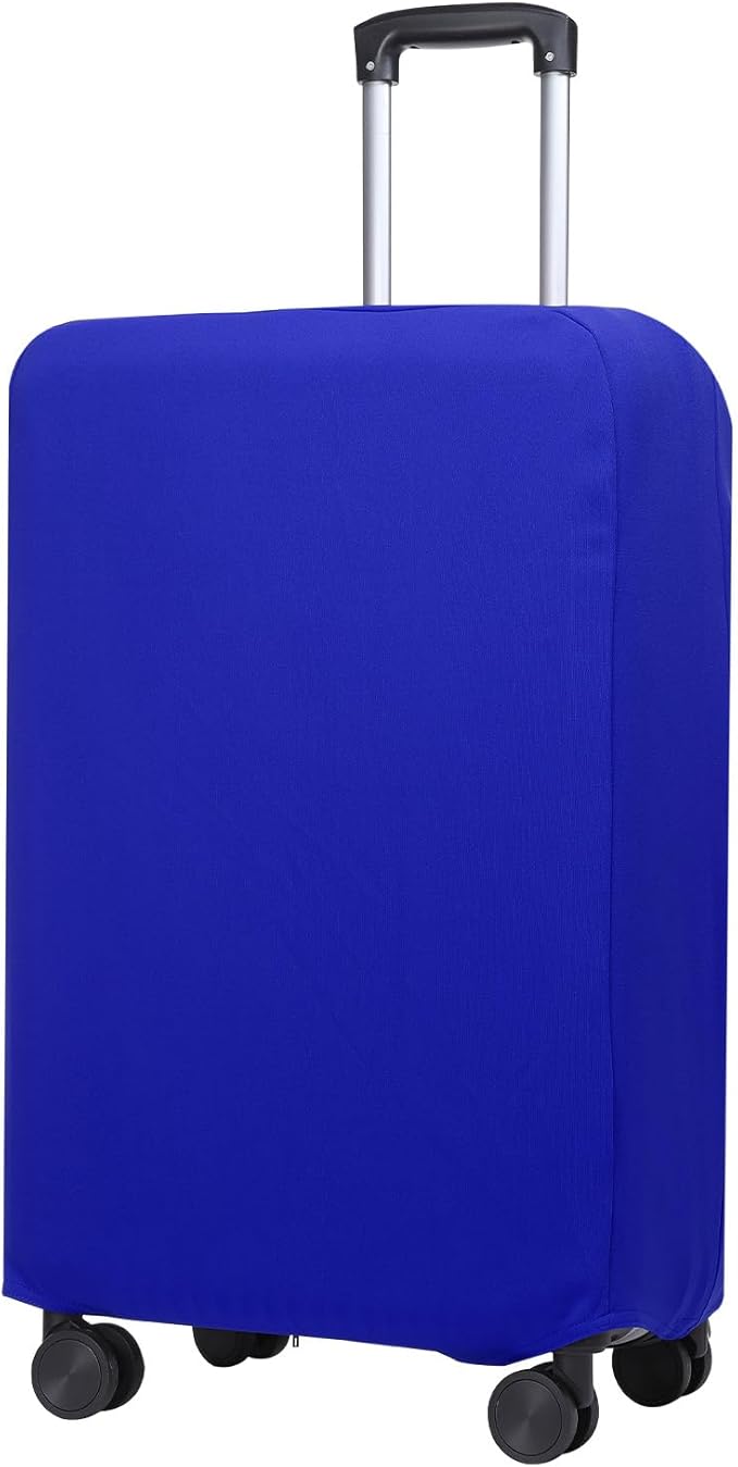 PATIKIL Luggage Cover, Suitcases Covers Elastic Carry on Cover Protector Washable Scratch-Resistant Fits 26-27 Inch Luggage for Travel Business Trips, Blue