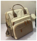 DERJUNSTAR Diaper Bag, Baby Diaper Backpack with Changing Station (Beige/Khaki)