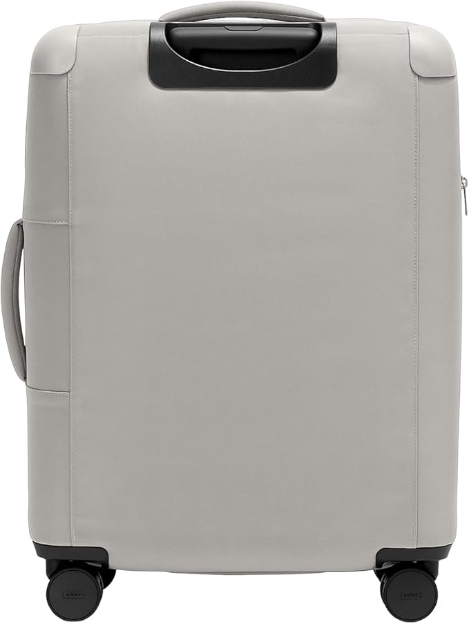 Away Softside Medium Checked Suitcase, 26 Inch Lightweight, Expandable Luggage For Men & Women, Durable Nylon Exterior, TSA Approved Lock, Ideal For Trips 1-2 Weeks, Cloud Gray