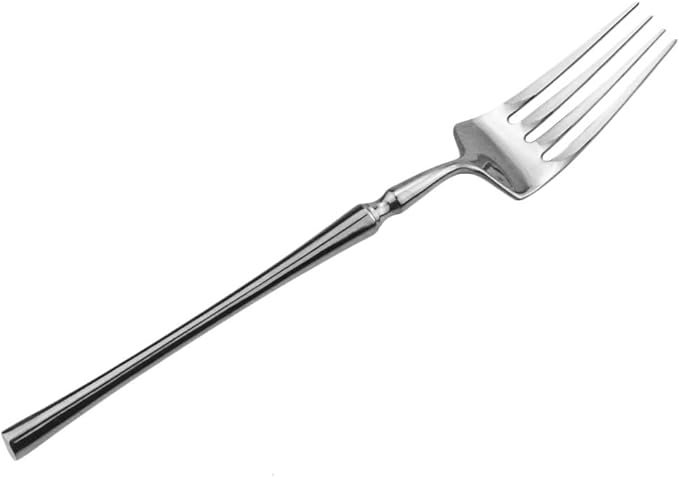 Gugrida Silver Silverware Set, 5-Piece 18/10 Stainless Steel Flatware Cutlery Set for 1,Mirror Finish, Ideal for Wedding Festival Party Home Kitchen, Dishwasher Safe