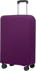PATIKIL Luggage Cover, Suitcases Covers Elastic Carry on Cover Protector Washable Scratch-Resistant Fits 28-29 Inch Luggage for Travel Business Trips, Purple