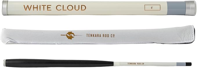 Tenkara Rod Co. White Cloud Rod - Ultra Lightweight Portable Tenkara Fly Fishing Rod 8ft. Length 2.1 Ounces Small Stream
