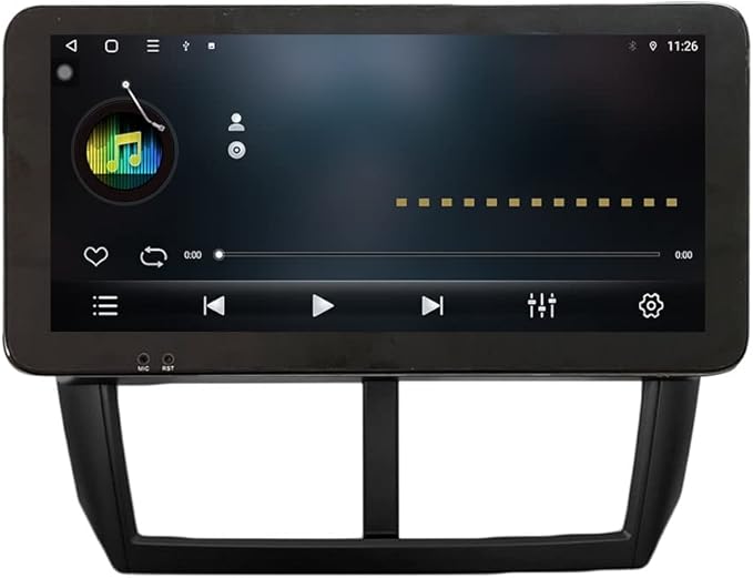 Kunfine CarPlay Android Auto Navigation Stereo GPS Radio Reverse Camera Display 10.33" QLED Touchscreen Headunit Tablet Pad Media Player for Subaru Forester 2007-2013, if Applicable Quad Core 1G+32G