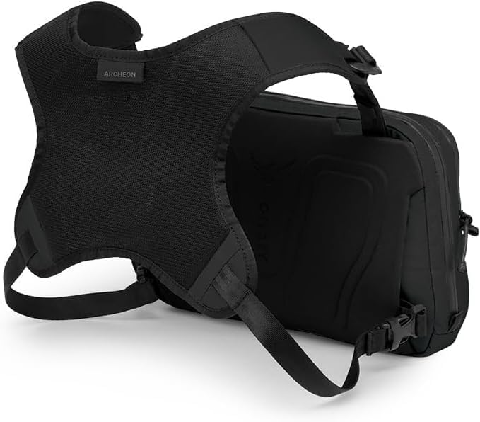 Osprey Archeon Commuter Chest Rig Bag, Black