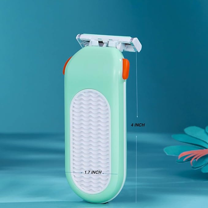 Domon dolly Razors for Women 6 Refills 3 Blades Shaver for Face Legs Bikini area, Comfort Glid, Green