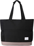 VASCHY Beach Bag for Women, Large Waterproof Sandproof Fold-able Packable Pool Tote Bag w Zipper/Pockets