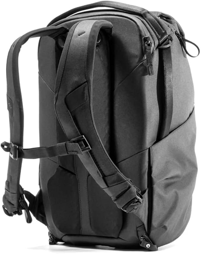 Peak Design Everyday Backpack 30L, Black, MagLatch Top, Dual Side Access, FlexFold Dividers, Fits 15" or 16" Laptop, For Camera Carry, Daily Commutes or Travel, Versatile Backpack for Men and Women