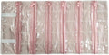 Travel Jewelry Roll Bag Portable Organizer Pouch With Grids&PVC Cover Storage Bags for Necklace, Bracelet, Bracelet,Ring, Badge, Pendant