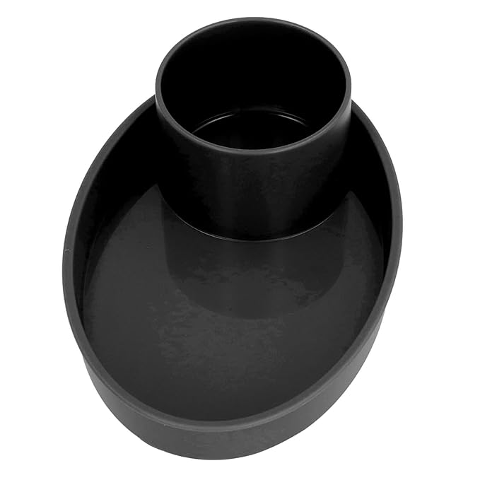 Snack Tray for Kids Car Seat with Secure and Sturdy Design, Versatile Usage, Compact and Portable Design, Easily Attachable, Cup Holder (Black)