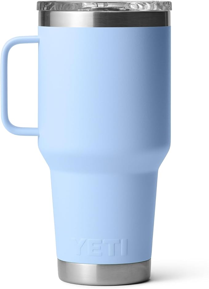 YETI Rambler 30 oz Travel Mug, Stainless Steel, Vacuum Insulated with Stronghold Lid