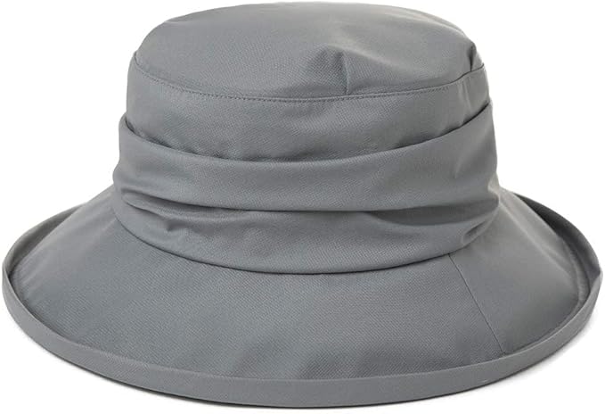 Comhats Rain Hat for Women Waterproof Wide Brim Sun Hats for Ladies UV Protection Summer Bucket Hats Beach Packable 55-62CM
