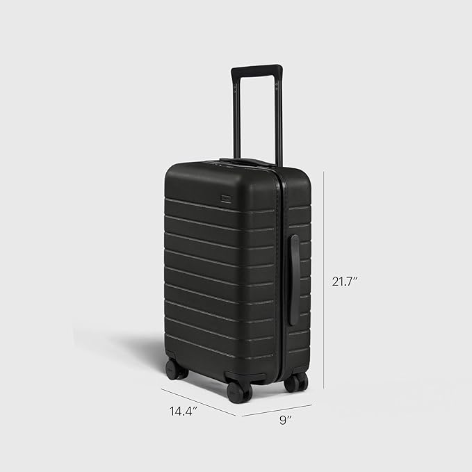 Away Carry-On Luggage, Lightweight Hardside Suitcase with Spinner Wheels, 22 Inch Airline Approved, TSA Lock, Tango Red