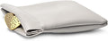 PU Leather Jewelry Travel Bag Leather Jewelry Pouch Christmas,Wedding Party Favor Gift Bag (L, Grey)