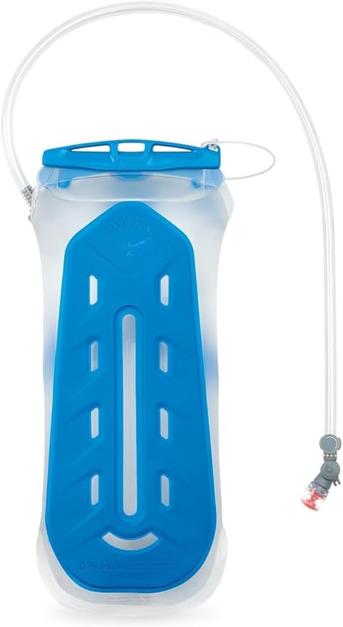 Osprey Hydraulics 3L Backpack Water Reservoir with Bite Valve - BPA-Free, Leakproof Hydration Bladder with QuickConnect and Slide-Seal - Compatible with Most Hiking and Biking Packs, Clear