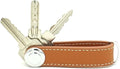 Compact Key Holder - Stylish & Practical Pocket Key Organizer With Secure Locking Mechanism. (Brown)