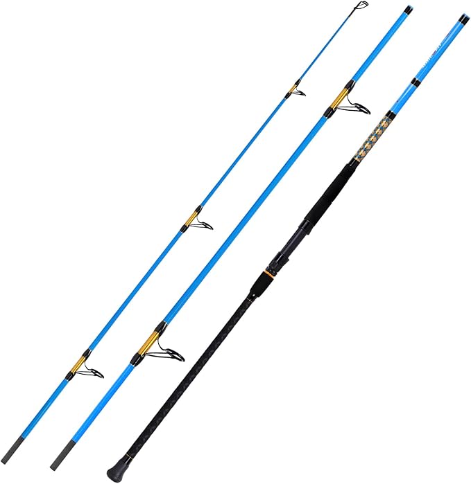 Fiblink Surf 2-Piece/3-Piece/4-Piece Fishing Rod Spinning/Casting Carbon Fiber Travel Fishing Rod (9ft/10ft/12ft)