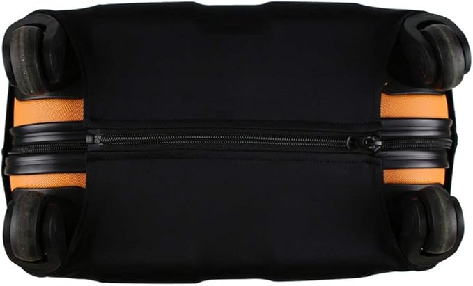 Explore Land Travel Luggage Cover Suitcase Protector Fits 27-30 Inch Case (Black, L)
