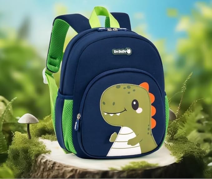 Padgene Toddler Backpacks Kids Preschool Backpack Waterproof Neoprene Animal Schoolbag Lunch backpack 3D Cartoon Mini Travel Bag for Boys Girls Ages 3-5