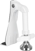 Portable Door Stopper Door Lock for Travel Anti Theft Door Blocker, Security Door Stoppers for Bottom of Door, No Drill Safety Doors Stopper Hotel Door Locks for Travelers Security (White)