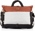 Itzy Ritzy Dream Weekender Travel Bag – Lightweight Overnight Bag with Base Compartment, 12 Pockets, Bottle Holders & Strap