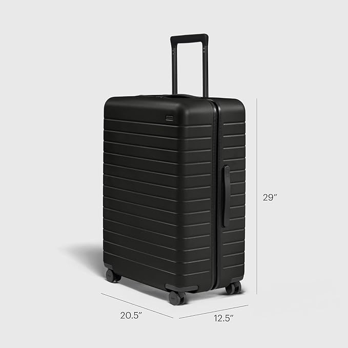 Away Large Checked Luggage, 29 Inch Hardside Suitcase with Spinner Wheels, Lightweight & Durable, TSA Lock, Cloud Gray