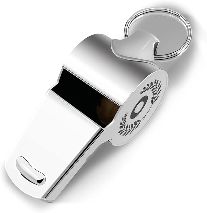 Letters Coach Gifts, Whistle for Coaches, Whistle Emergency, Thank You Coach Gifts, Coaches Whistle with Lanyard Cheer Coach Gift for Men Women Teachers Referees School Sports Coach Outdoor, Letter O