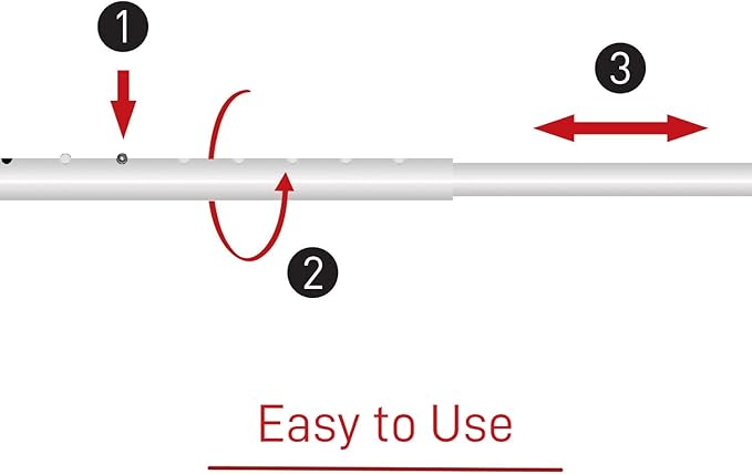SECURITYMAN Door Security Bar & Sliding Patio Bar - Constructed of High Grade Iron - Great for Apartment Security, Hotel Safety, or Home Protection Door Stoppers