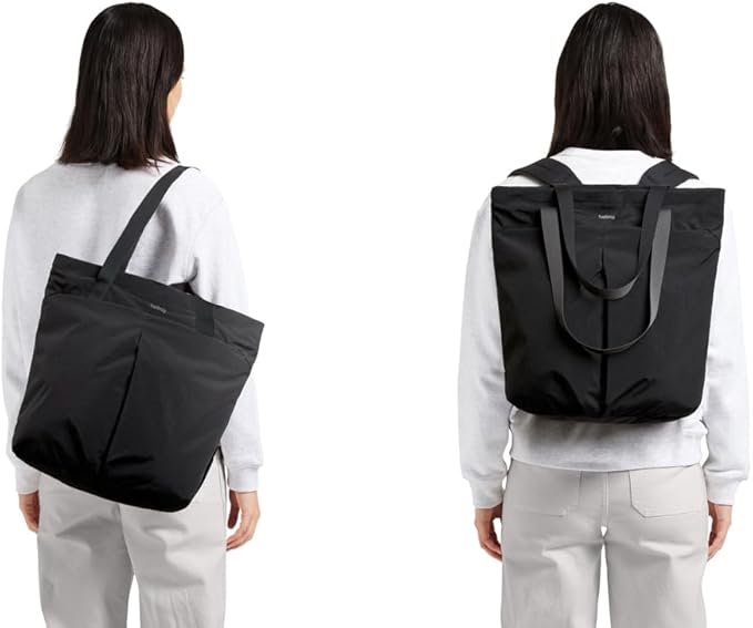 Bellroy Lite Totepack (18 liter lightweight tote bag and backpack, for beach, travel and every day) - Ash