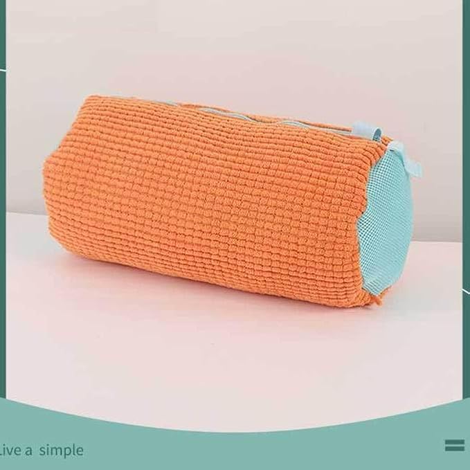 Shoe Cleaning Bag,Shoe Washing Bag For Washing Machine,Laundry Bag For Shoes,Fluffy Fibers 360° Wrap-Around Cleaning,Reusable Washer Shoe Bag, Ensure Deep Cleaning of The Shoes(Orange 2 pcs)