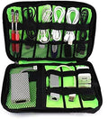 1pack Travel Electronics Cable Organizer Bag Portable Storage Case for Mobile Phone Hard Drive Cords USB Cables Charger Organizer