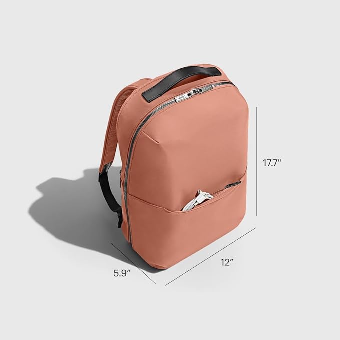 Away Everywhere Zip Backpack, Travel Backpack with Laptop Sleeve, Lightweight & Durable, Travel Essentials, Clay Pink