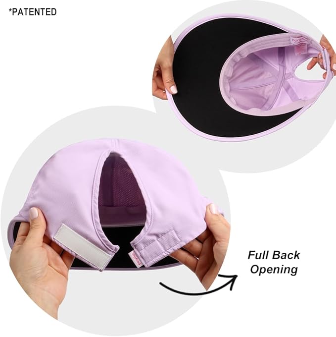 Ponyflo Sunblocker Wide Brim Hat - Oprah Awards Best Sun Hat - UV 50 Protection - Ponytail Sunhat for Women