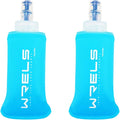 Folding Soft Flask Portable Collapsible Running Lightweight Water Bottle for Outdoor Sports,Travel with Mouthpeice Cover