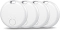 Air Tracker Tags-4 Pack: Smart Bluetooth Tracker, Item Finder Works with Apple Find My (iOS Only) App, Trakcer Tag Locator for Keys, Luggage, Satchel, Backpack etc. (Not for Android Devices)