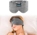 Sleep Eye Mask with Bluetooth Headphones, SYPVRY Wireless Headphones Bluetooth Silk Sleep Mask Blackout Blindfold, Bluetooth Eye Mask for Sleeping with Microphone