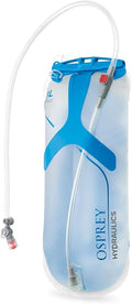 Osprey Hydraulics 3L Backpack Water Reservoir with Bite Valve - BPA-Free, Leakproof Hydration Bladder with QuickConnect and Slide-Seal - Compatible with Most Hiking and Biking Packs, Clear