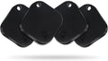Bluetooth Tracker Smart Tag 4 Pack, Work with Apple Find My (iOS Only, Not for Android), Loud Sound, Item Finder for Keys, Backpack, Suitcase, Wallet, Luggage, Black