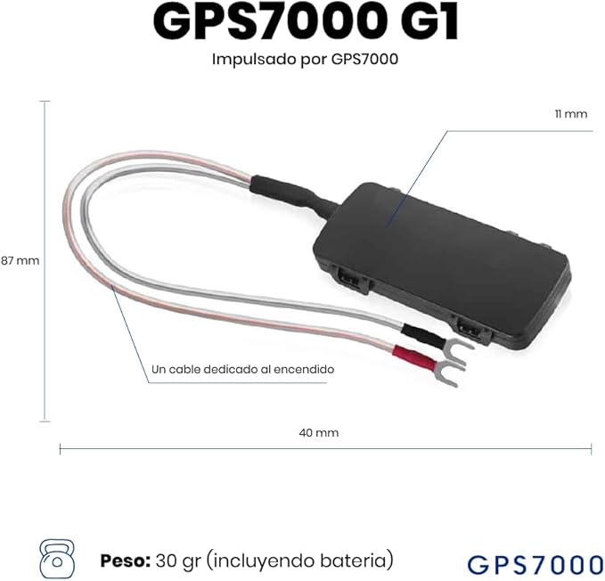 GPS7000-4G Hidden GPS Tracker for Vehicles | 6 Months of Service Included | Easy Self-Installation | After The 6 Months Included in The Service, You can Choose to Subscribe | No Hidden Fees