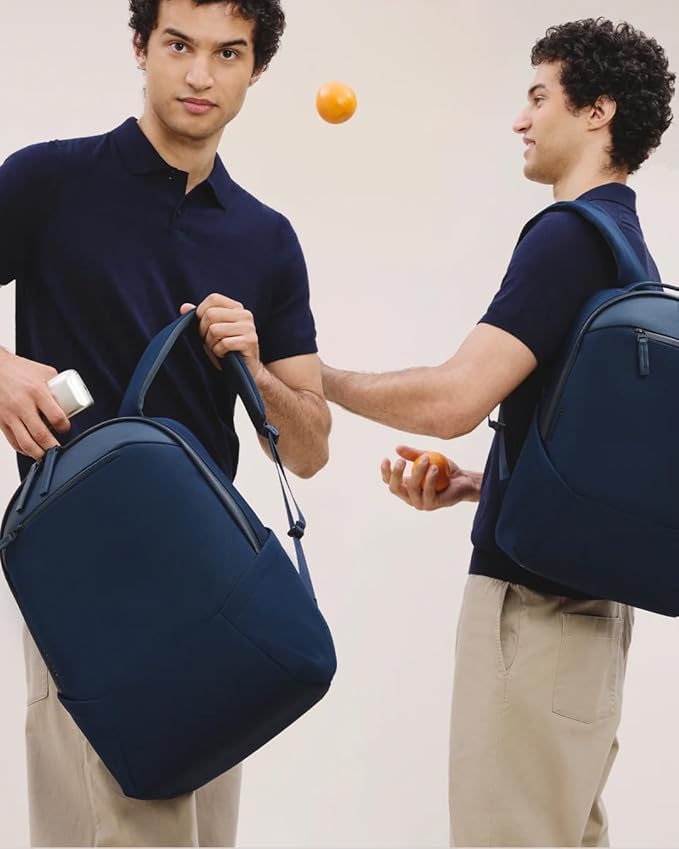 Troubadour Apex Backpack 3.0-25L Premium Laptop Backpack - Ergonomic & Water Resistant - Designed for Work and Travel - Navy