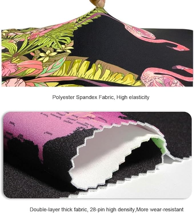 MosaiRudo Thicker Luggage Cover Elastic Suitcase Cover Protector Fits 18-32 Inch Suitcase Travel Accessories (Green Ripple, XL)