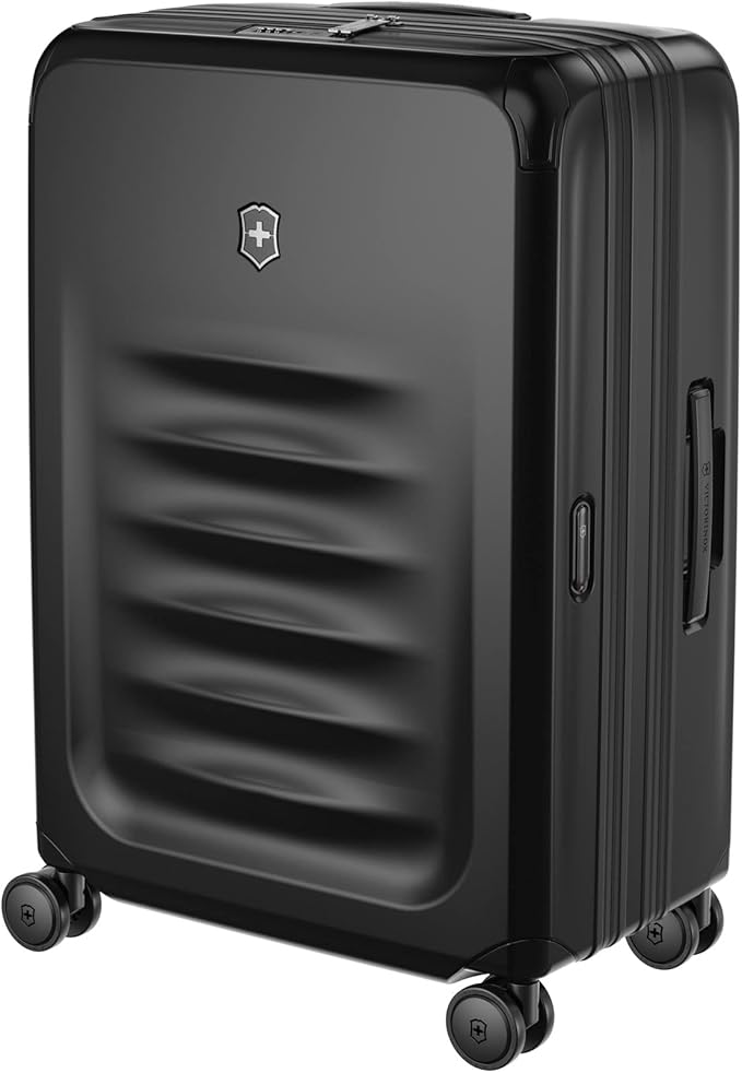 Victorinox Spectra 3.0 Expandable Medium Case - Modern Hardside Luggage - Rolling Suitcase with Spinner Wheels - Holds Travel Accessories - 81 Liters, Black