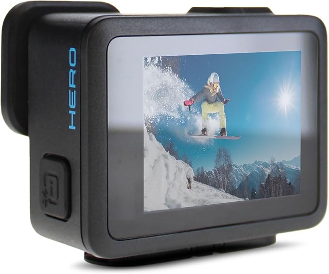 GoPro Hero (Go Pro Hero) Black Compact - Waterproof Action Camera with 4K Ultra HD Video, 12MP Photos + 50-in-1 Accessory Kit + 2 X 64GB Card + More