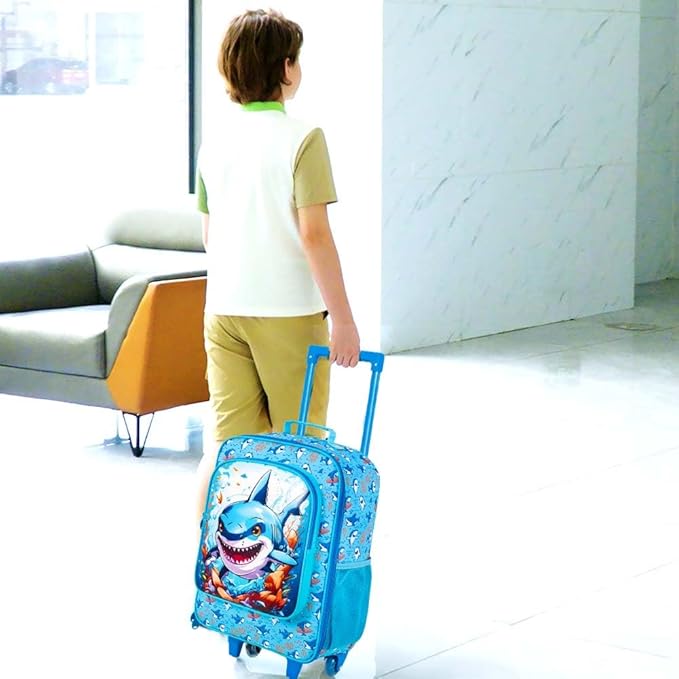 Kids Luggage for Boys Girls, Toddler Rolling Travel Carry on Suitcase with Wheels